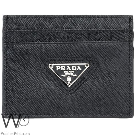 prada logo continental wallet|prada card holders.